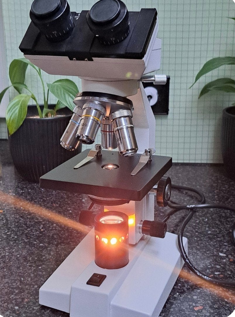 Professionele binoculaire microscoop, Ophalen of Verzenden, Zo goed als nieuw, Minder dan 400x