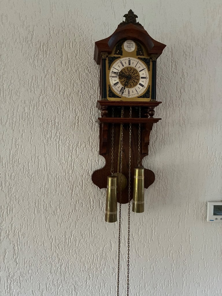 Wandklok FHS, Antiek en Kunst, Ophalen
