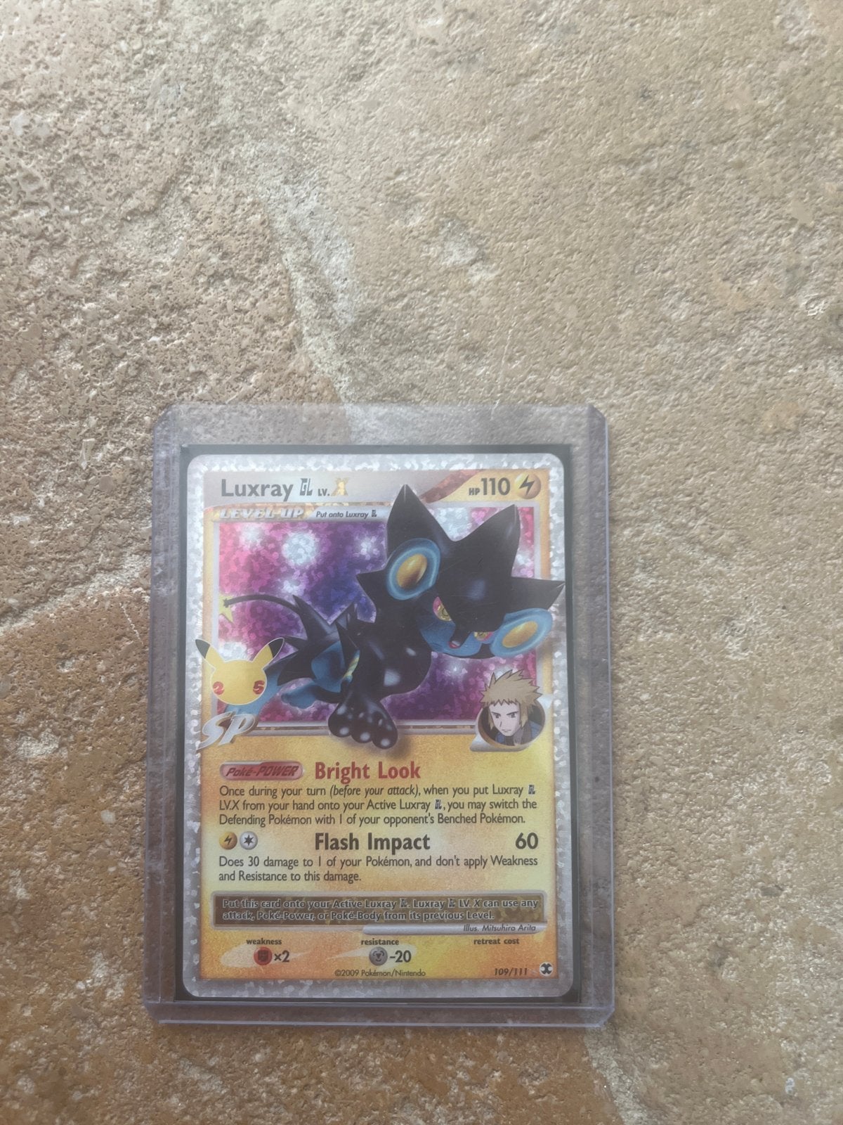 Luxray GL LV.X Pokémonkaart - Platinum Arceus 109/111, Ophalen of Verzenden, Zo goed als nieuw, Losse kaart