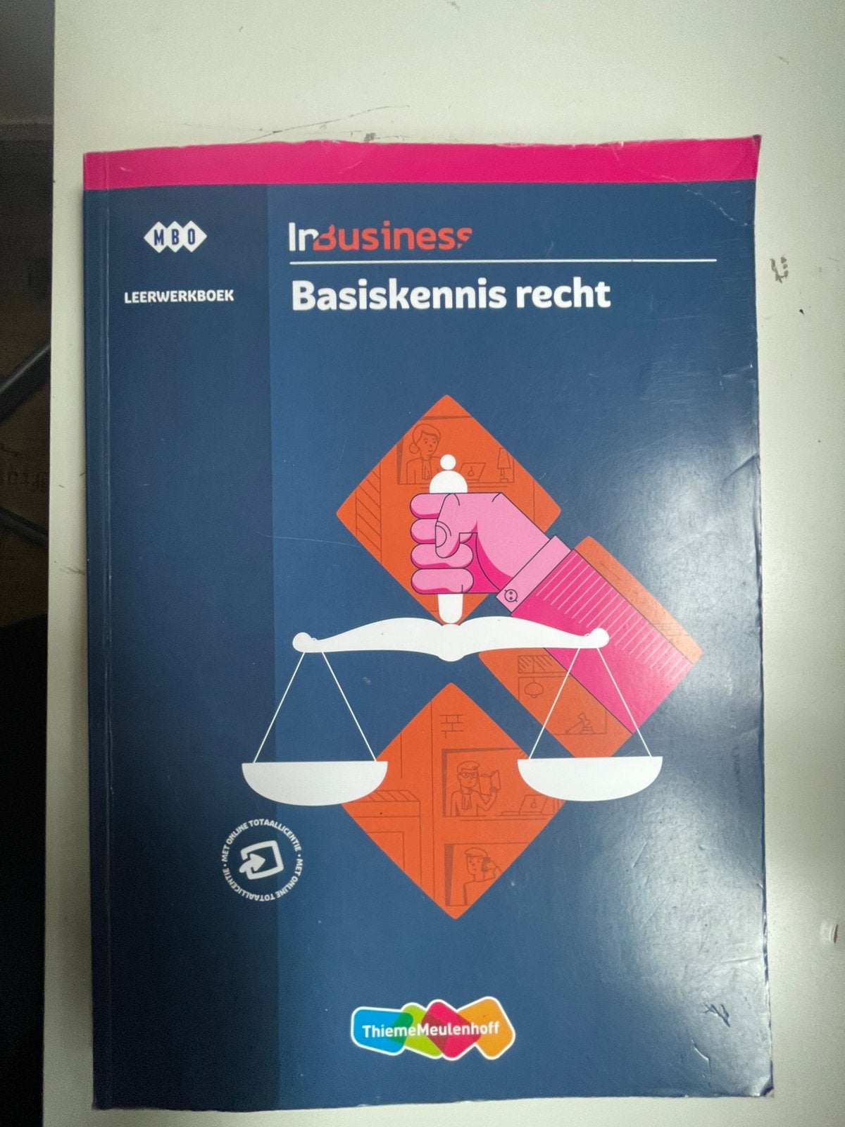 Basiskennisrecht Leerwerkboek, Boeken, Ophalen of Verzenden, Zo goed als nieuw, Overige niveaus, Overige vakken