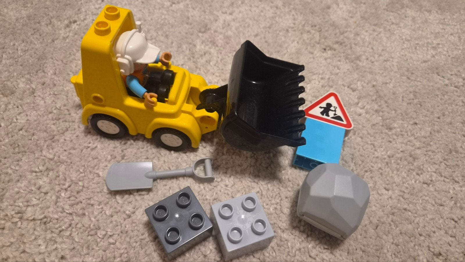 Duplo bulldozer, City, Ophalen of Verzenden, Zo goed als nieuw, Compleet