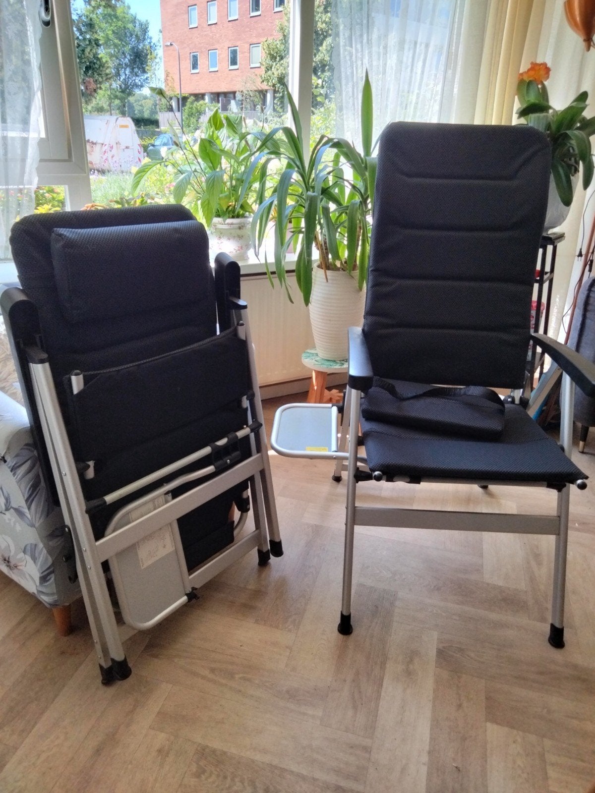 2 Mooie ANWB Human Nature Campingstoelen met 7 Standen, Ophalen, Zo goed als nieuw, Campingstoel