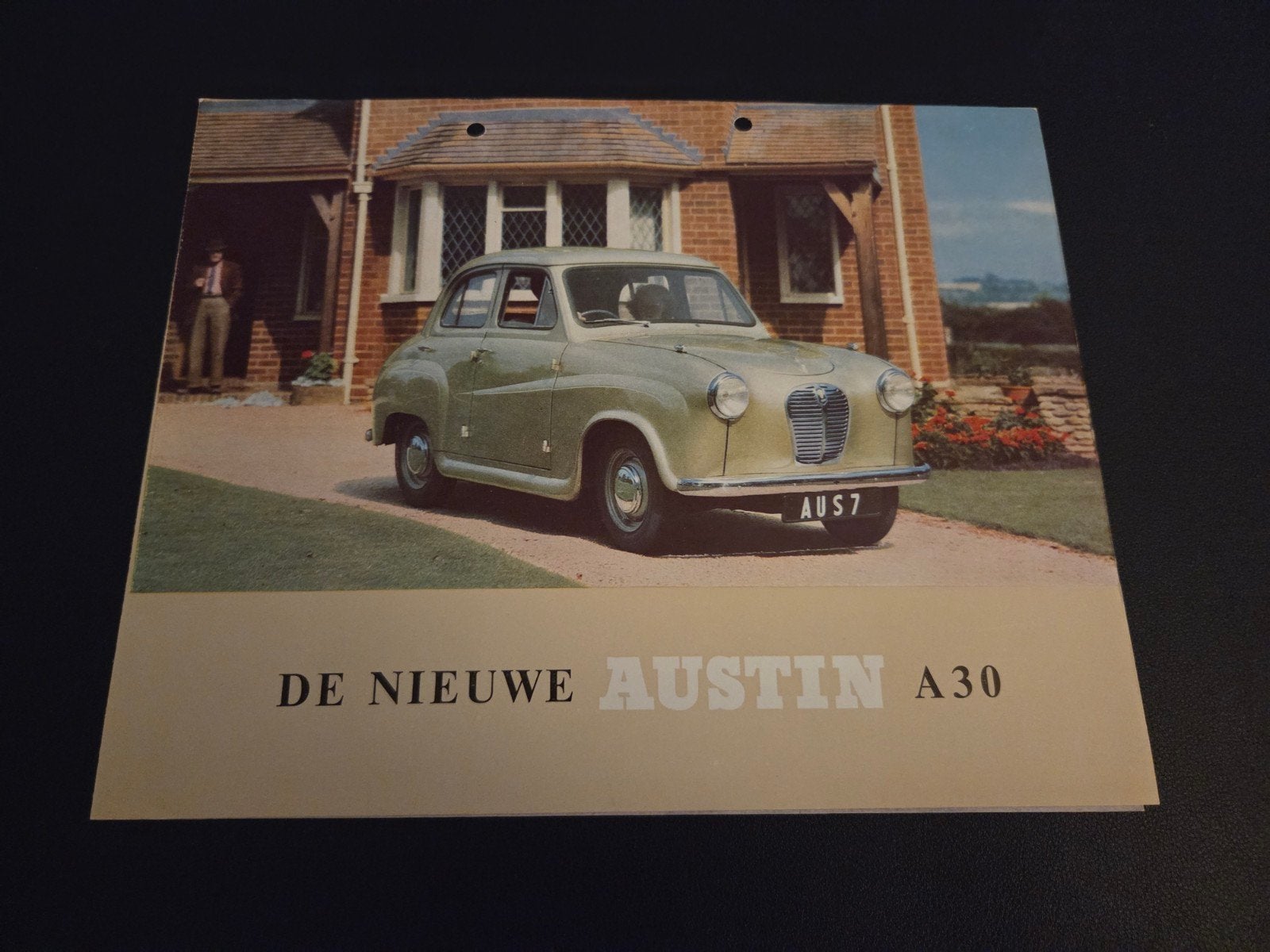 Brochure Austin A30, Boeken, Auto's | Folders en Tijdschriften, Ophalen of Verzenden, Zo goed als nieuw, Overige merken