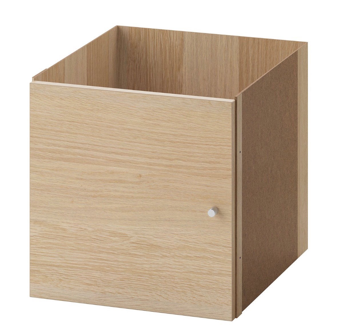 4 stuks deur inzet kallax wit gelazuurd eiken effect, Ophalen, Zo goed als nieuw
