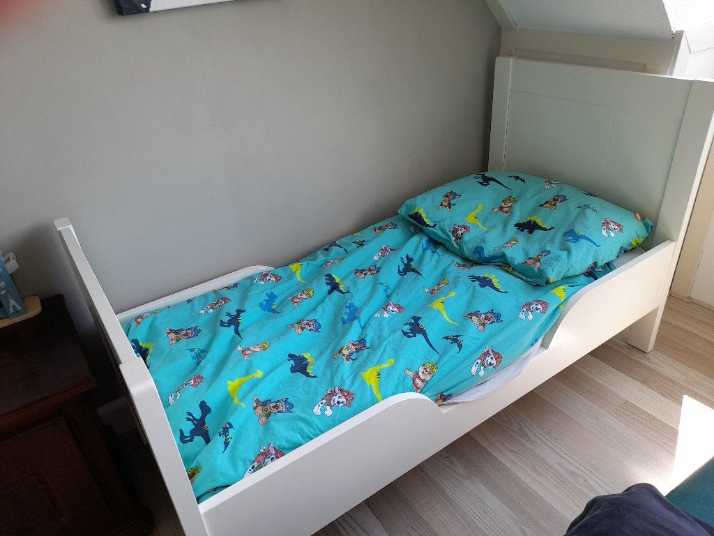Kinderbed (geschikt voor matrasmaat 70 x 150 cm), Ophalen, 70 tot 85 cm, 140 tot 160 cm, Zo goed als nieuw