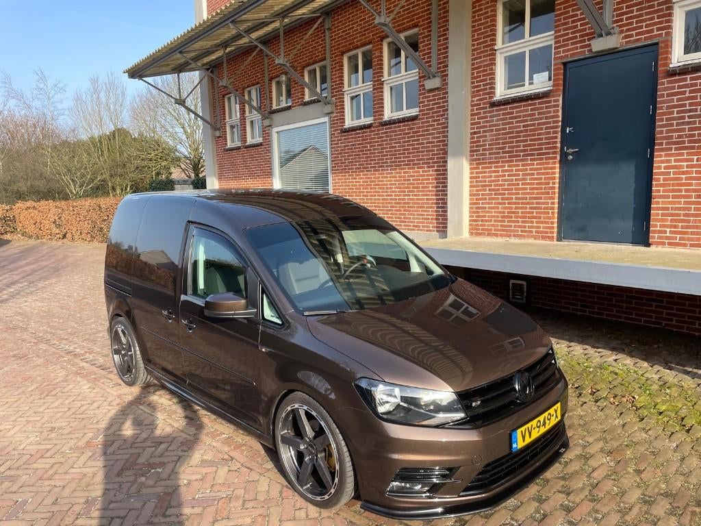 Volkswagen Caddy 2.0TDI 150pk 2016 Highline | Uniek!  Marge., Auto's, Bestelauto's, Voorwielaandrijving, 4 cilinders, Volkswagen
