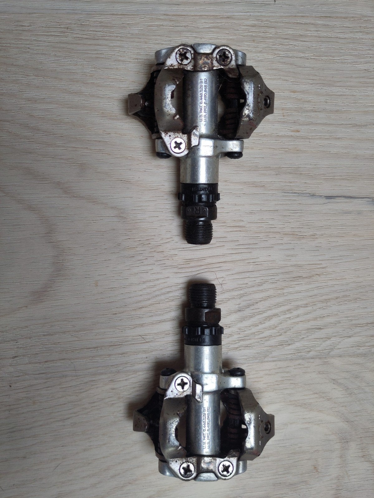 Shimano SPD pedalen - Gebruikt maar functioneel, Crankstel of Pedalen, Gebruikt, Racefiets, Staal