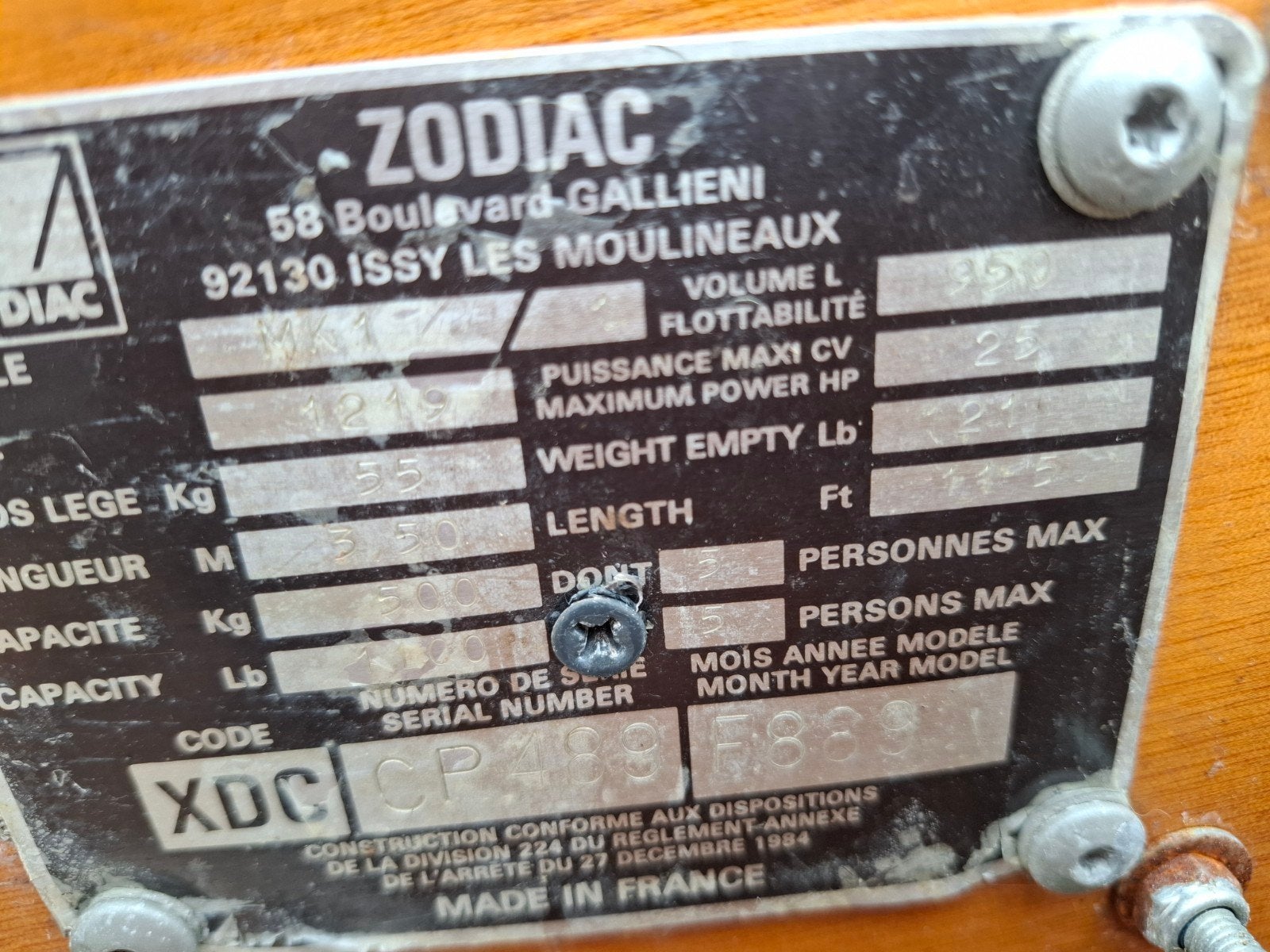Foto 6 van te KOOP rubberboot met motor  3.50