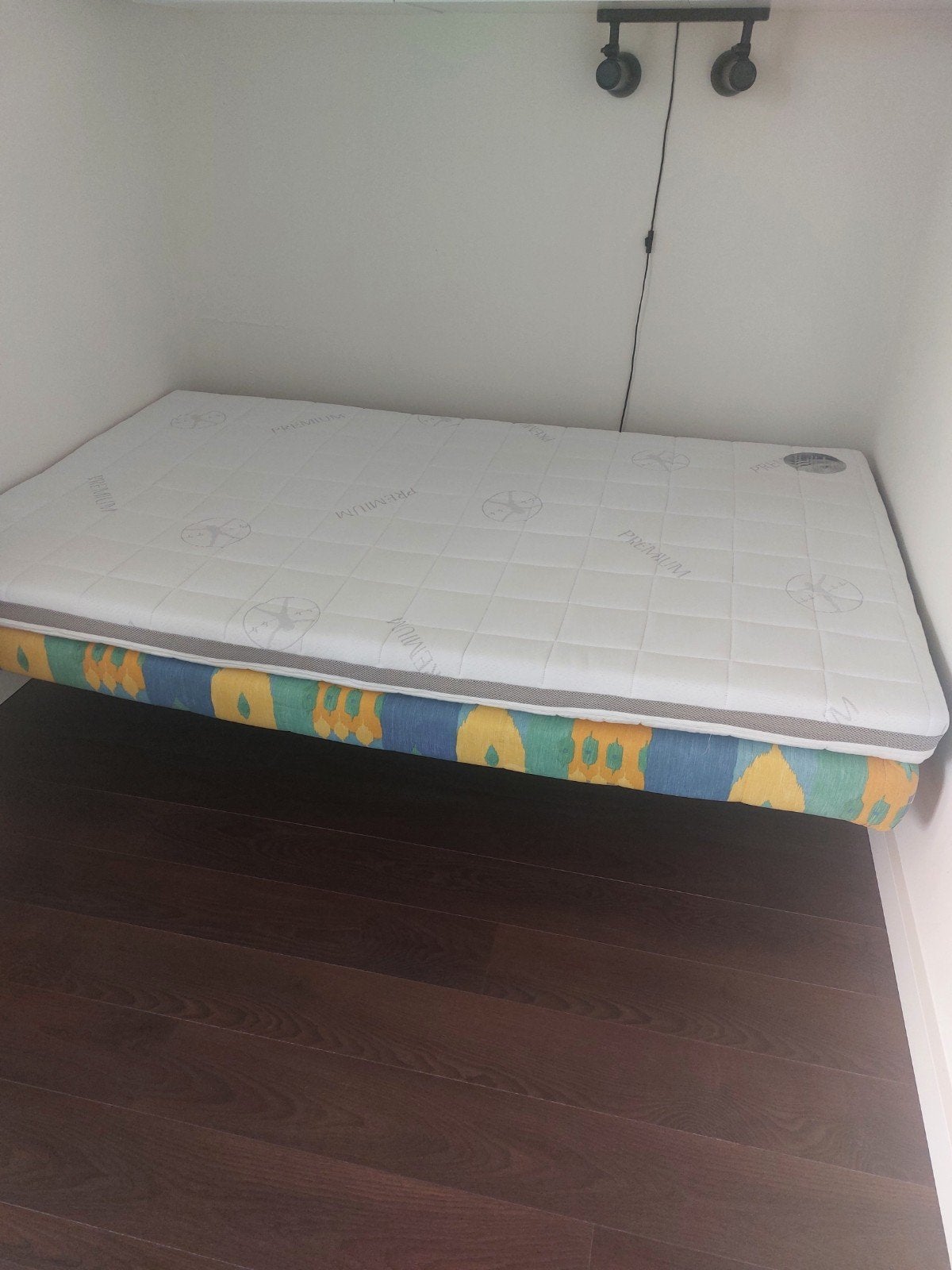 Matrastopper 195x120, Ophalen, Wit, Zo goed als nieuw, Twijfelaar
