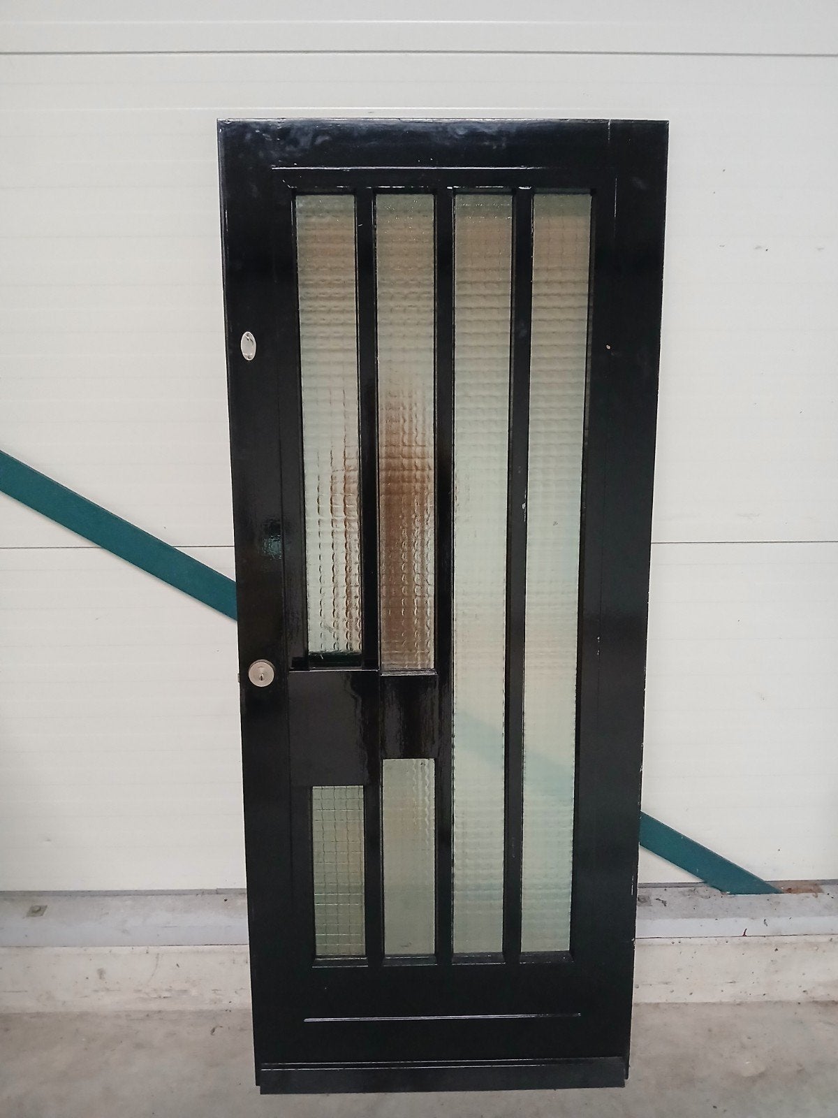 Voordeur hardhout 210,5 x 87,8 cm, Ophalen, Gebruikt, 80 tot 100 cm, Buitendeur