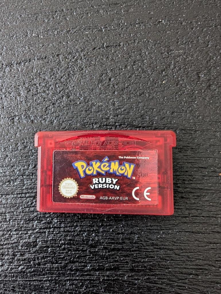 Pokémon Ruby Version - Game Boy Advance (GBA), 1 speler, Ophalen of Verzenden, Zo goed als nieuw, Role Playing Game (Rpg)