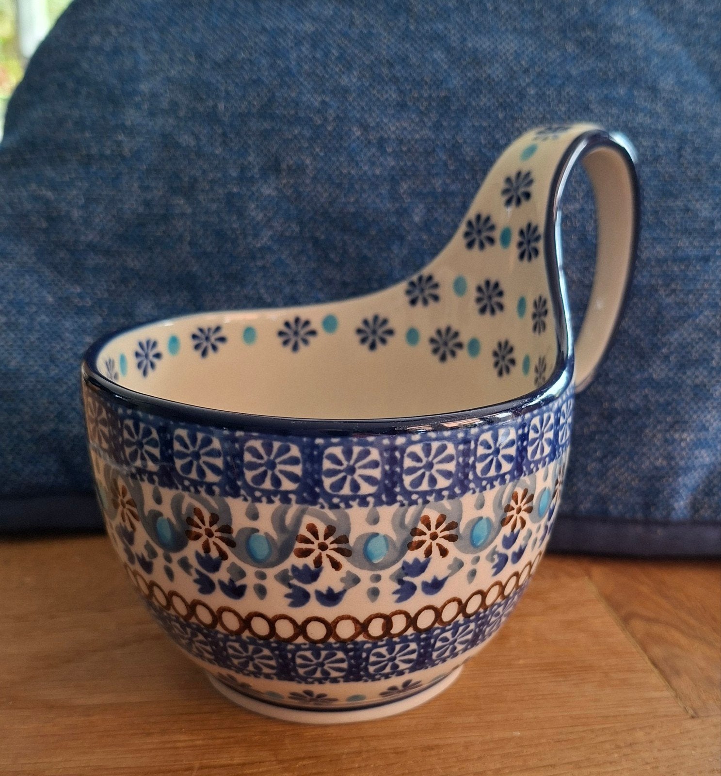 Bunzlau Castle waterscoop - Marrakesh, ., Keramiek, Overige typen, Ophalen of Verzenden