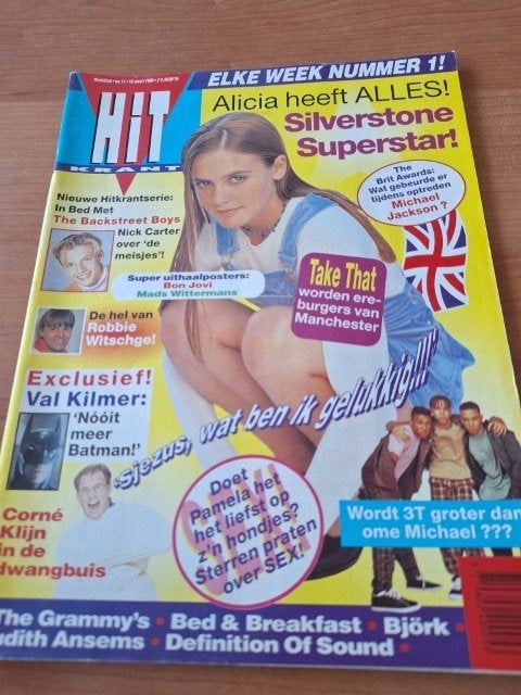Hitkrant 1996 Alicia Silverstone 3T Kiss Judith Ansems, Verzamelen, Verzenden, 1980 tot heden, Nederland, Tijdschrift