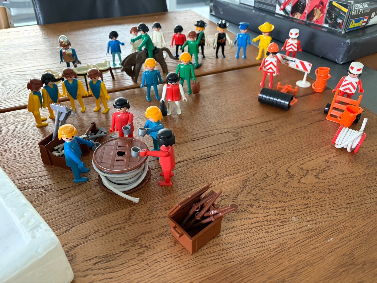 Playmobil system koffer met piepschuim inleg en veel meer, Ophalen of Verzenden, Gebruikt