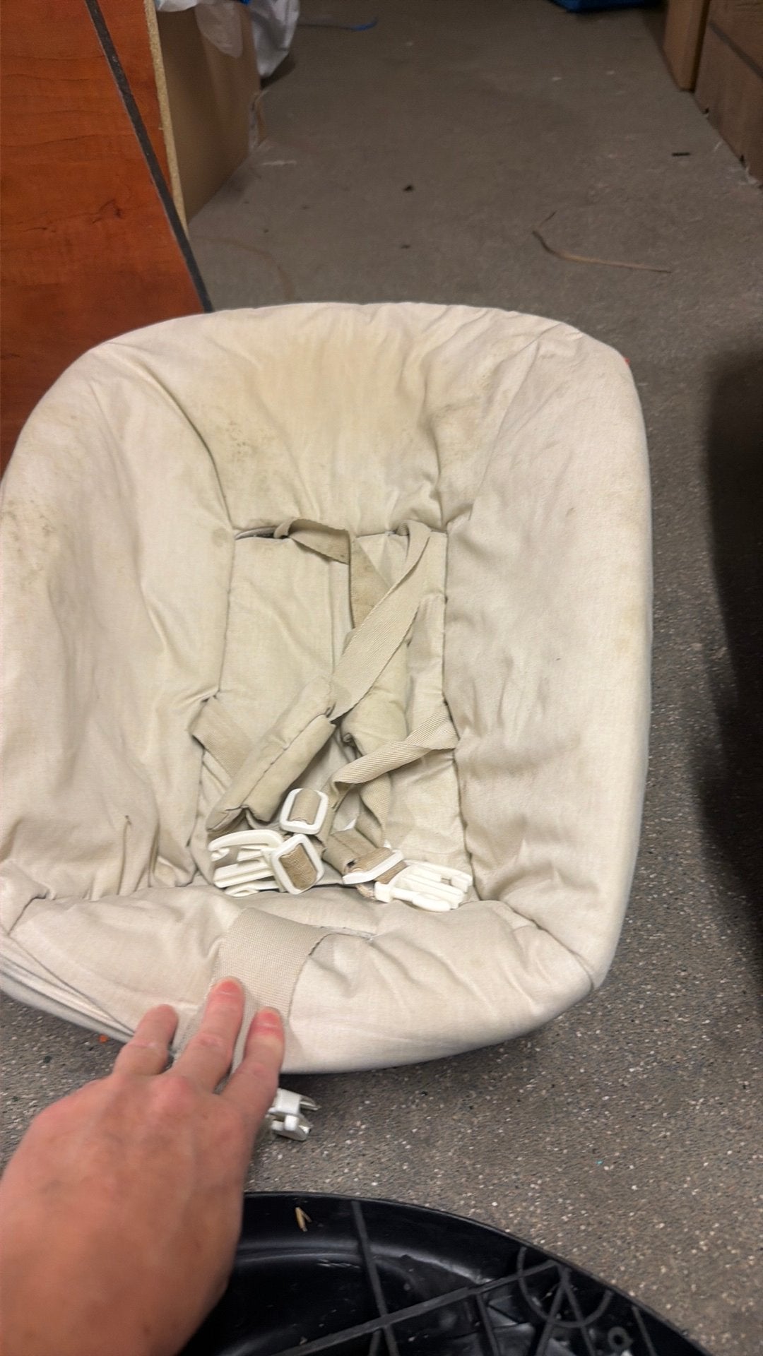 Opzet stuk van stokke, hoesje kan eraf!, Ophalen, Zo goed als nieuw, Meegroeistoel