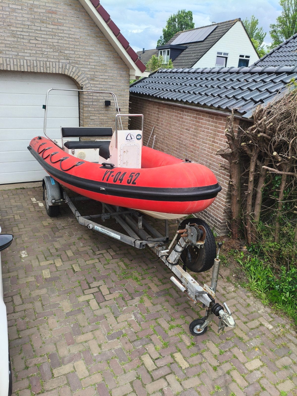 Rib rubberboot opknapper met trailer, Ophalen of Verzenden, Gebruikt, Overige typen, Motorboot