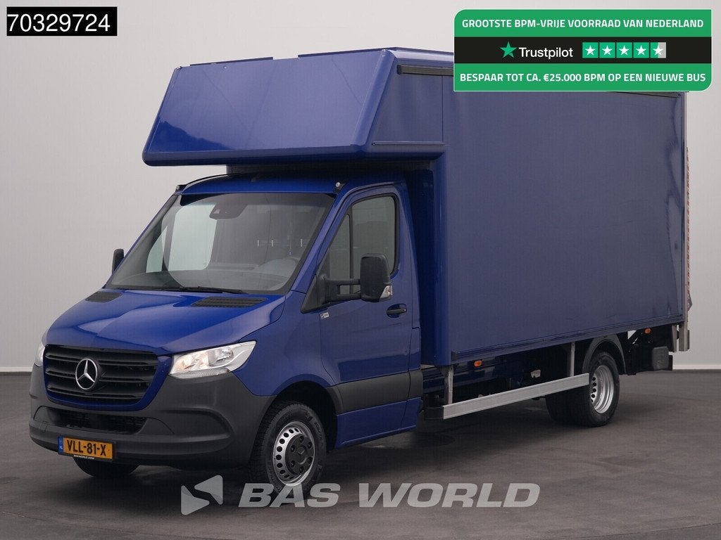 Mercedes Sprinter 516 CDI Laadklep Automaat Dubbellucht Zijd, Auto's, Automaat, Stof, Gebruikt, Euro 6