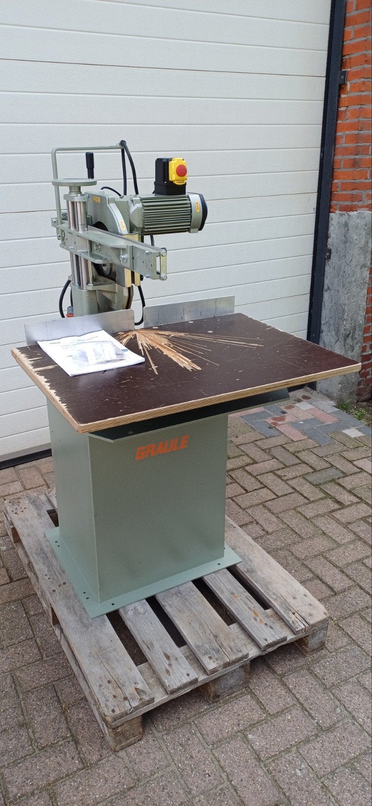 Graule ZS135 Radiaalzaag Afkortzaag Zaagmachine BJ 2022, Ophalen, Zo goed als nieuw, Elektrisch, Overige soorten
