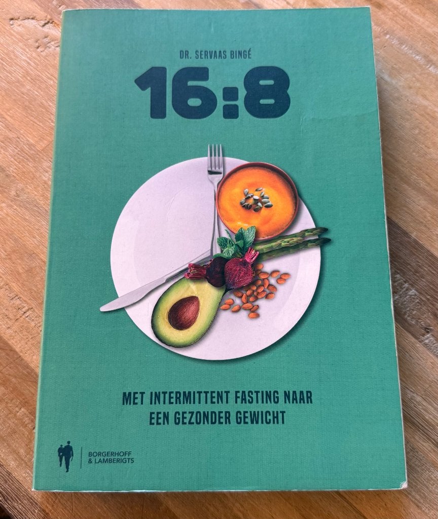 16:8 Servaas Binge, Boeken, Dieet en Voeding, Ophalen of Verzenden, Zo goed als nieuw, Servaar Binge