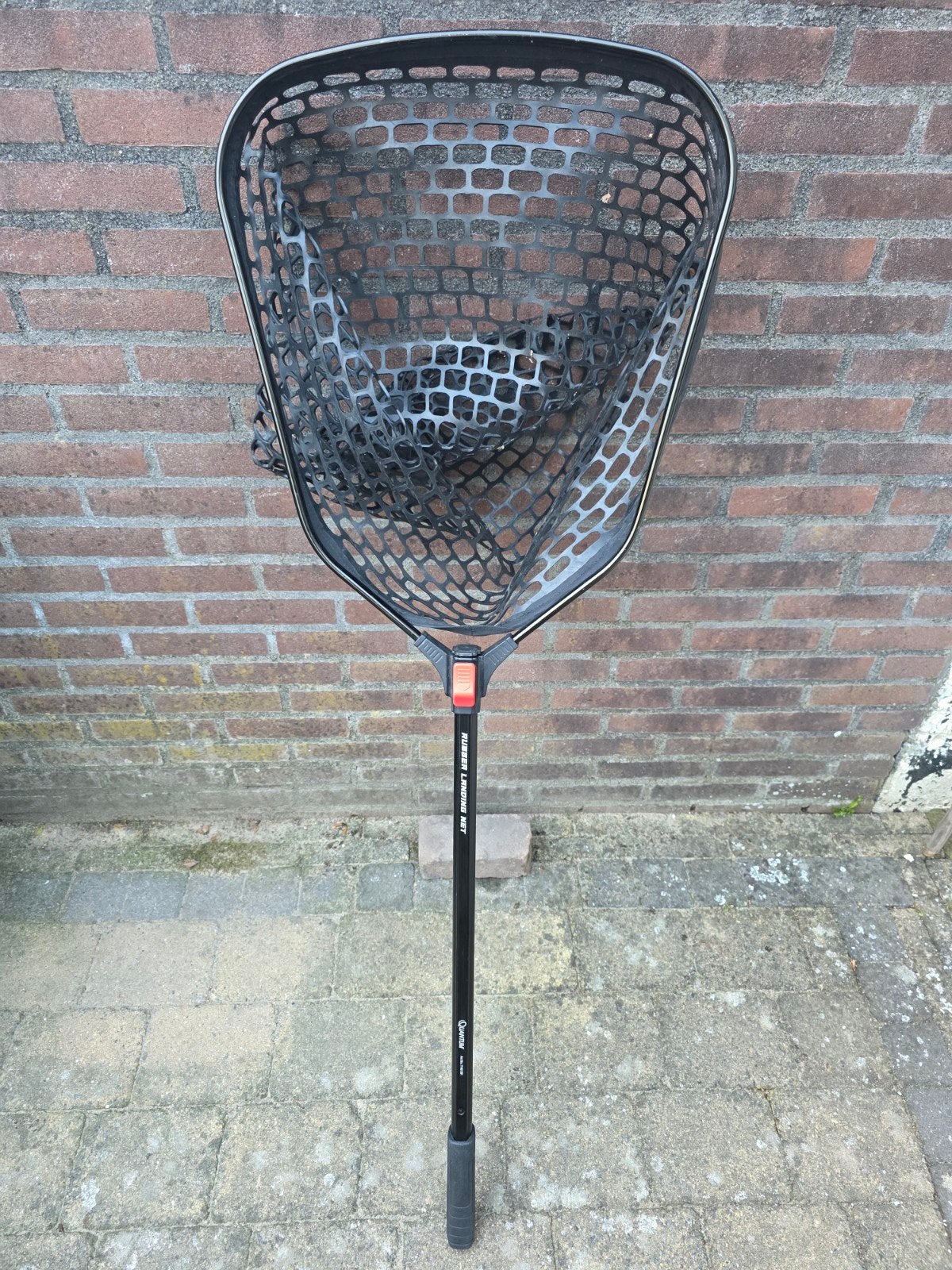 Quantum rubbernet (58x44cm handle 1,40m) voor roofvis nieuw, Watersport en Boten, Ophalen of Verzenden, Net of Fuik