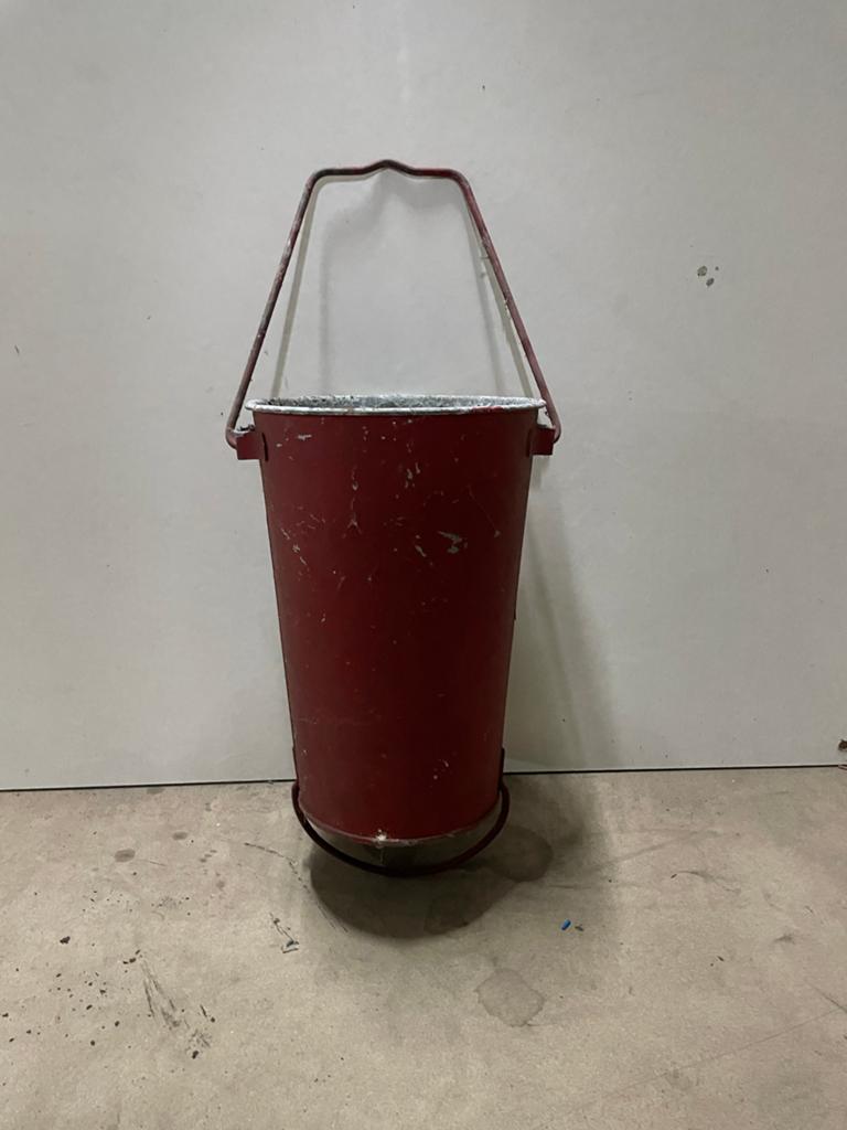 Vintage Rode Brandweer Blusemmer - Decoratief, Ophalen of Verzenden