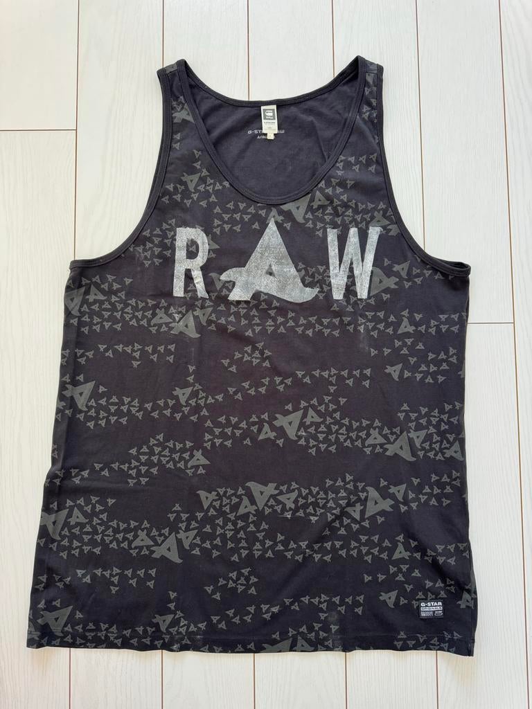 G-Star Raw Afrojack tanktop L, Ophalen of Verzenden, Zo goed als nieuw, Maat 52/54 (L), Zwart