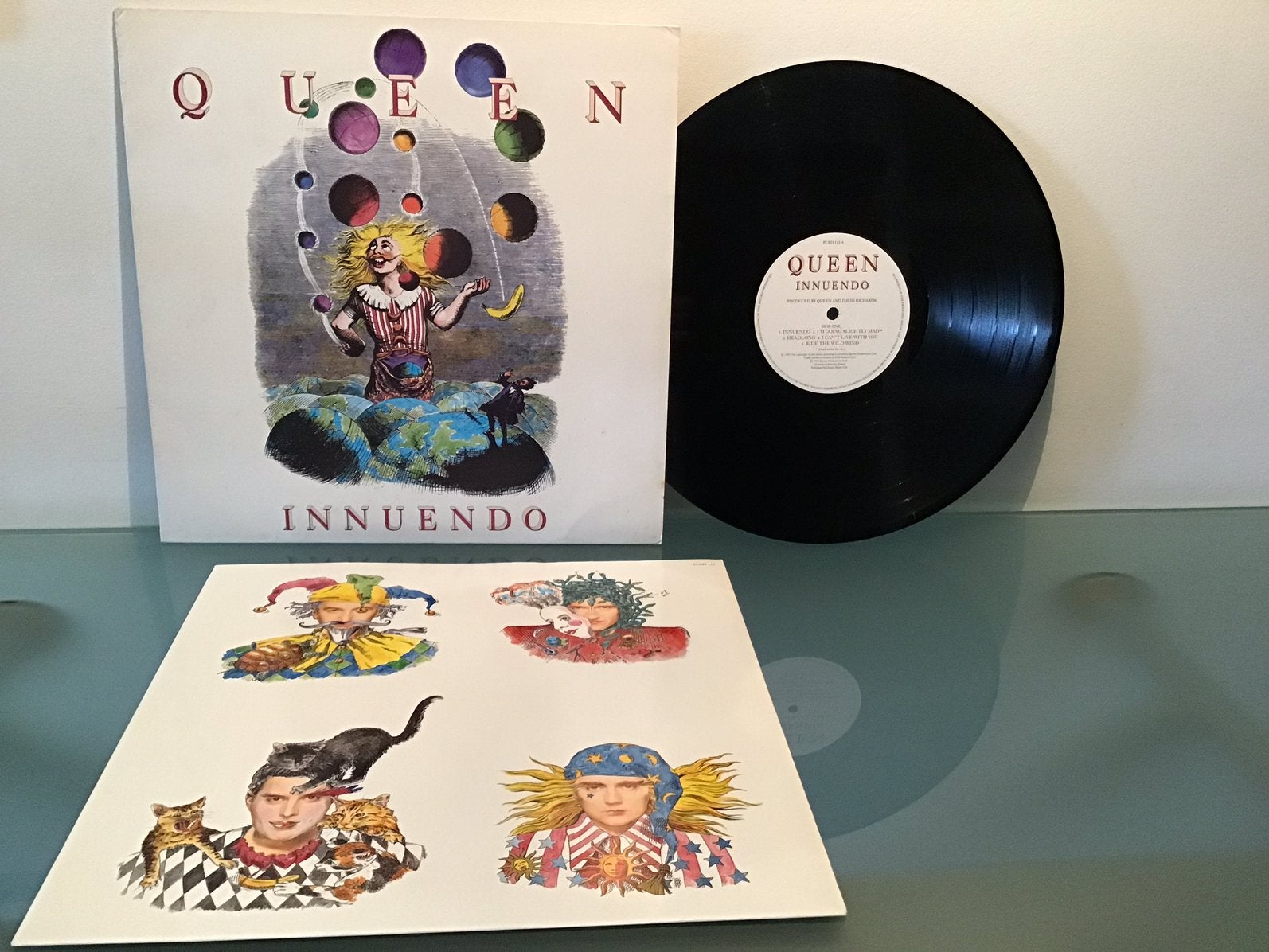 Queen – Innuendo LP    UK 1991, LP, Inclusief insert, Ophalen of Verzenden, Zo goed als nieuw
