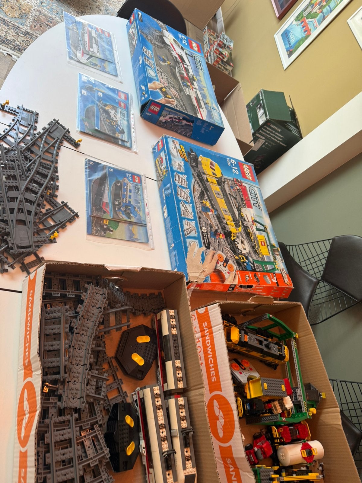 Lego treinen city verzamenling trein, Ophalen, City, Lego, Zo goed als nieuw