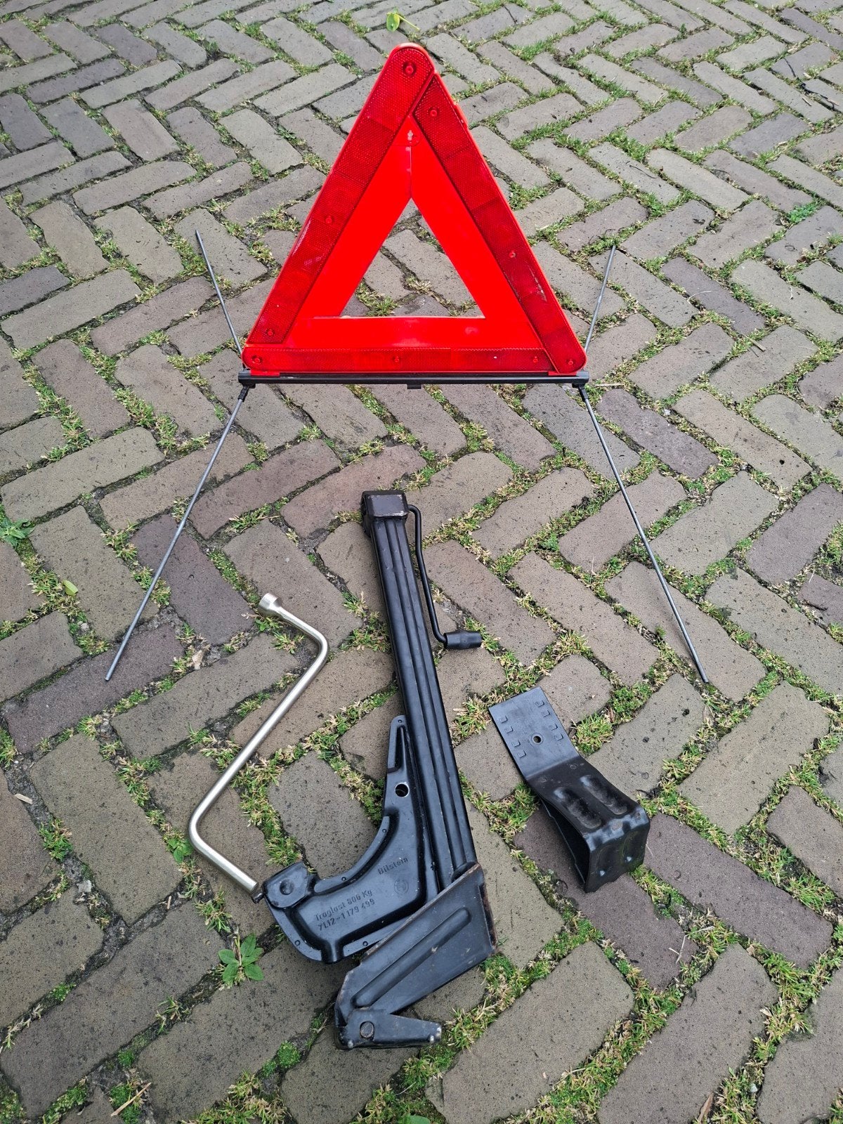 BMW Krik en Gevarendriehoek - Bilstein 800 Kg, Ophalen of Verzenden, Manueel, Schaarkrik