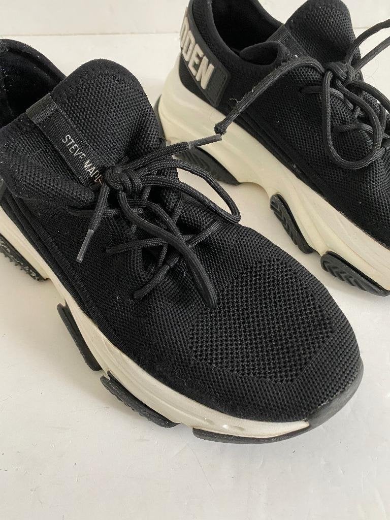 K69 Steve Madden maat 40 sneakers gympen schoenen zwart/wit, Zwart, Steve Madden, Ophalen of Verzenden, Sneakers of Gympen