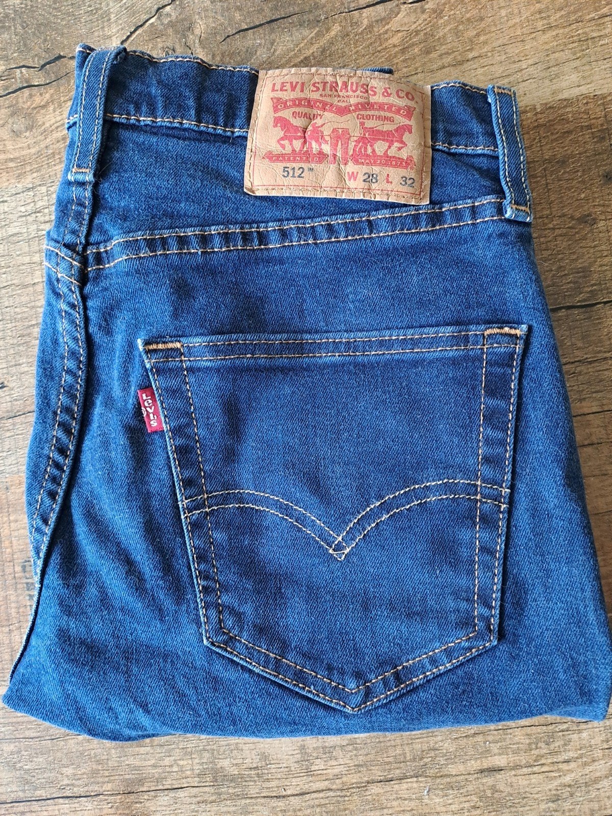 Levi's 512 Slim Taper Jeans W28 L32 - Zo goed als nieuw, Kleding | Heren, Levi's, Blauw, W32 (confectie 46) of kleiner, Ophalen of Verzenden