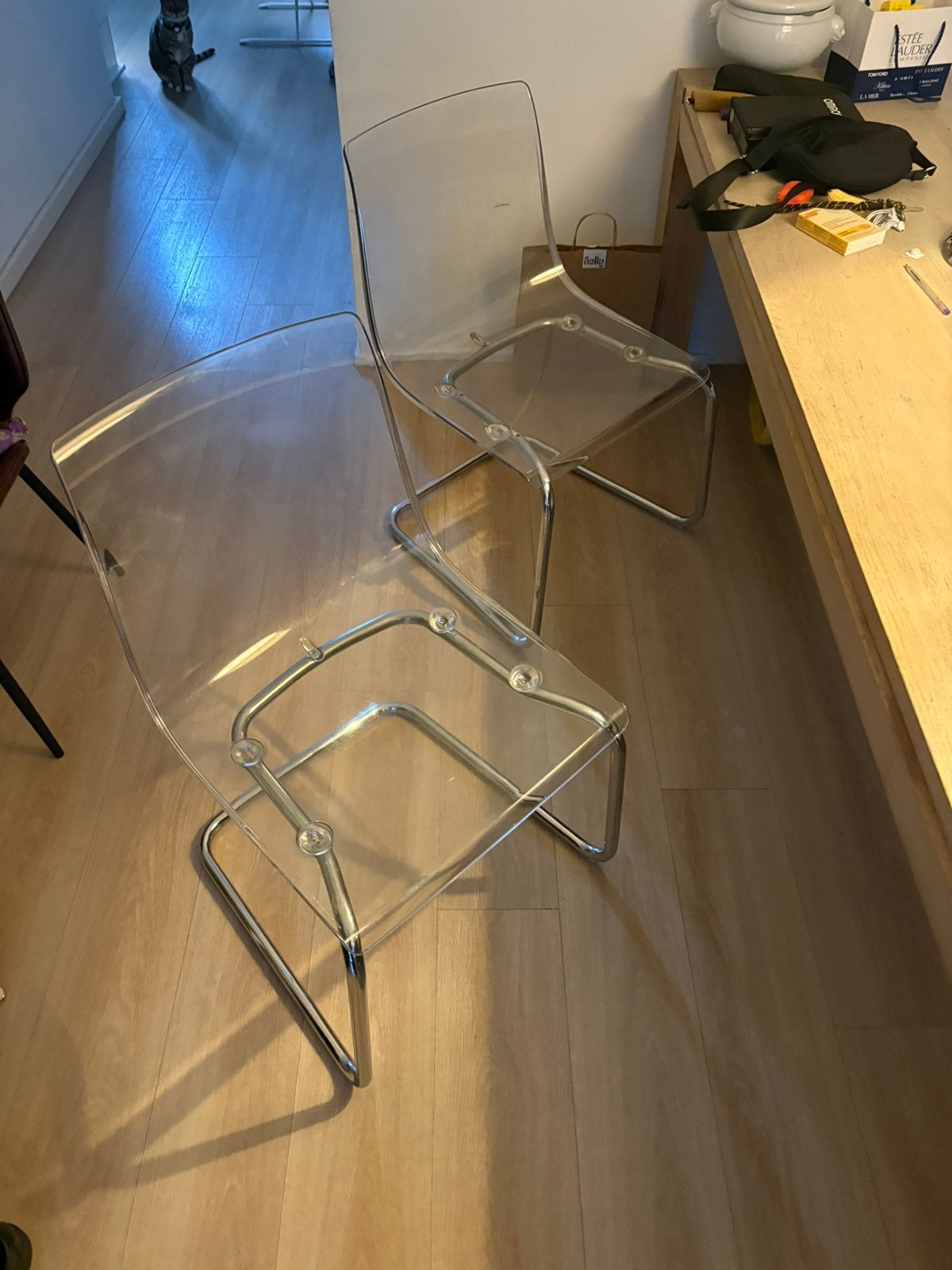 Set van 4 IKEA "Tobias" stoelen – Design Carl Öjerstam, Ophalen, Zo goed als nieuw