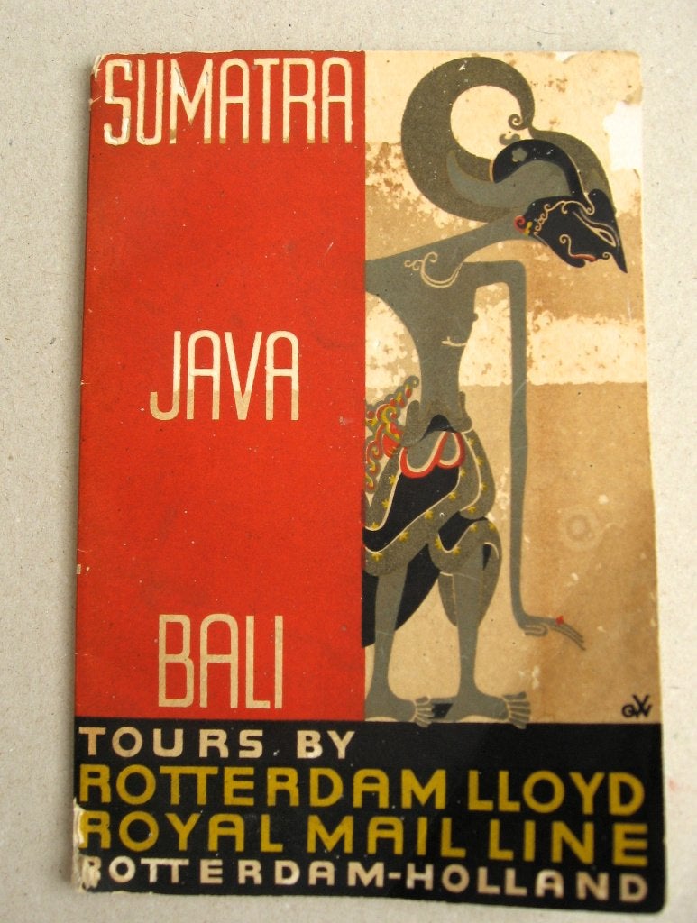 Cruisegids Rotterdam Royal Mail Line Java Bali Sumatra 1932, Ophalen of Verzenden, Zo goed als nieuw, Motorboot, Boek of Tijdschrift