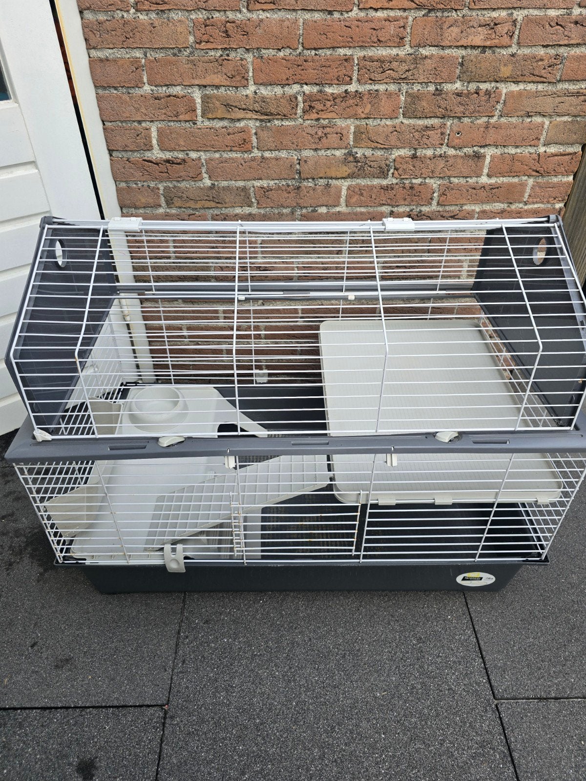 Ferplast konijnenkooi, Ophalen