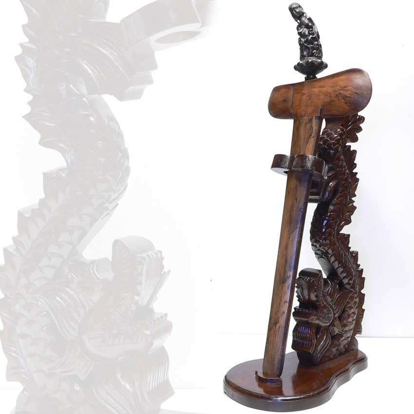 Keris houder Naga AP7 Kris standaard draak Indonesie indie, Ophalen of Verzenden