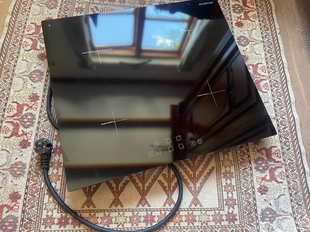 Inventum inductie kookplaat inbouw 59 X 51 cm, Witgoed en Apparatuur, Kookplaten, Ophalen, 4 kookzones, Zo goed als nieuw, Inbouw