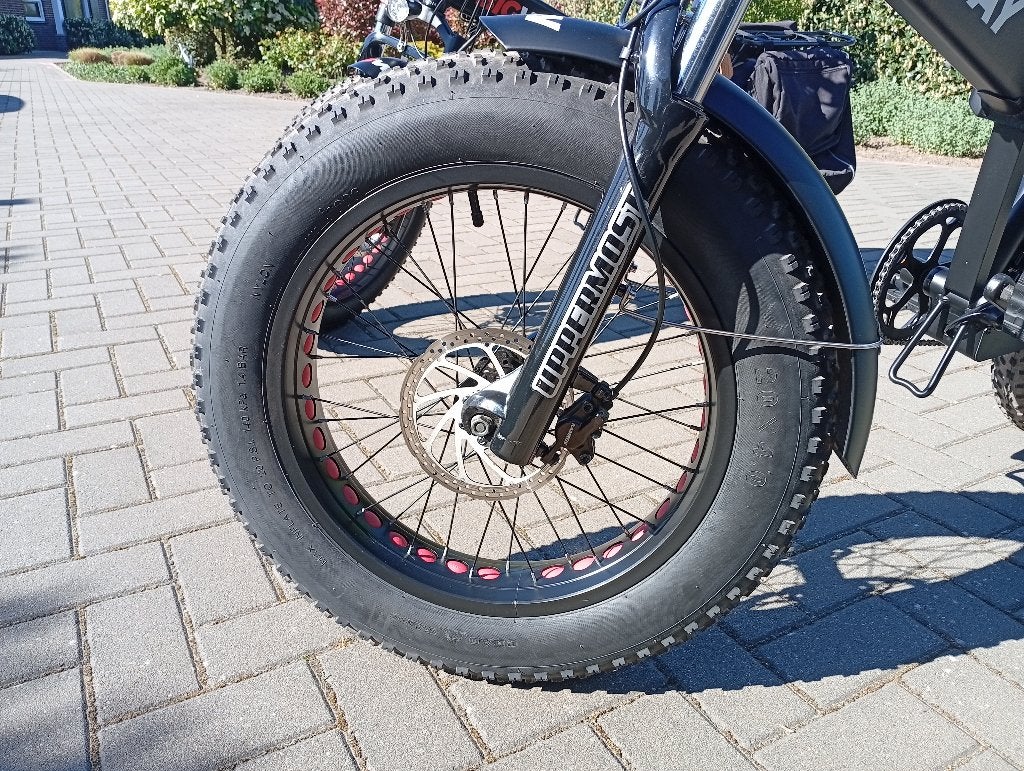 Nieuwe stoere elektrische vouwfietsen, 20 inch of meer, Versnellingen, Zo goed als nieuw, Totaal opvouwbaar