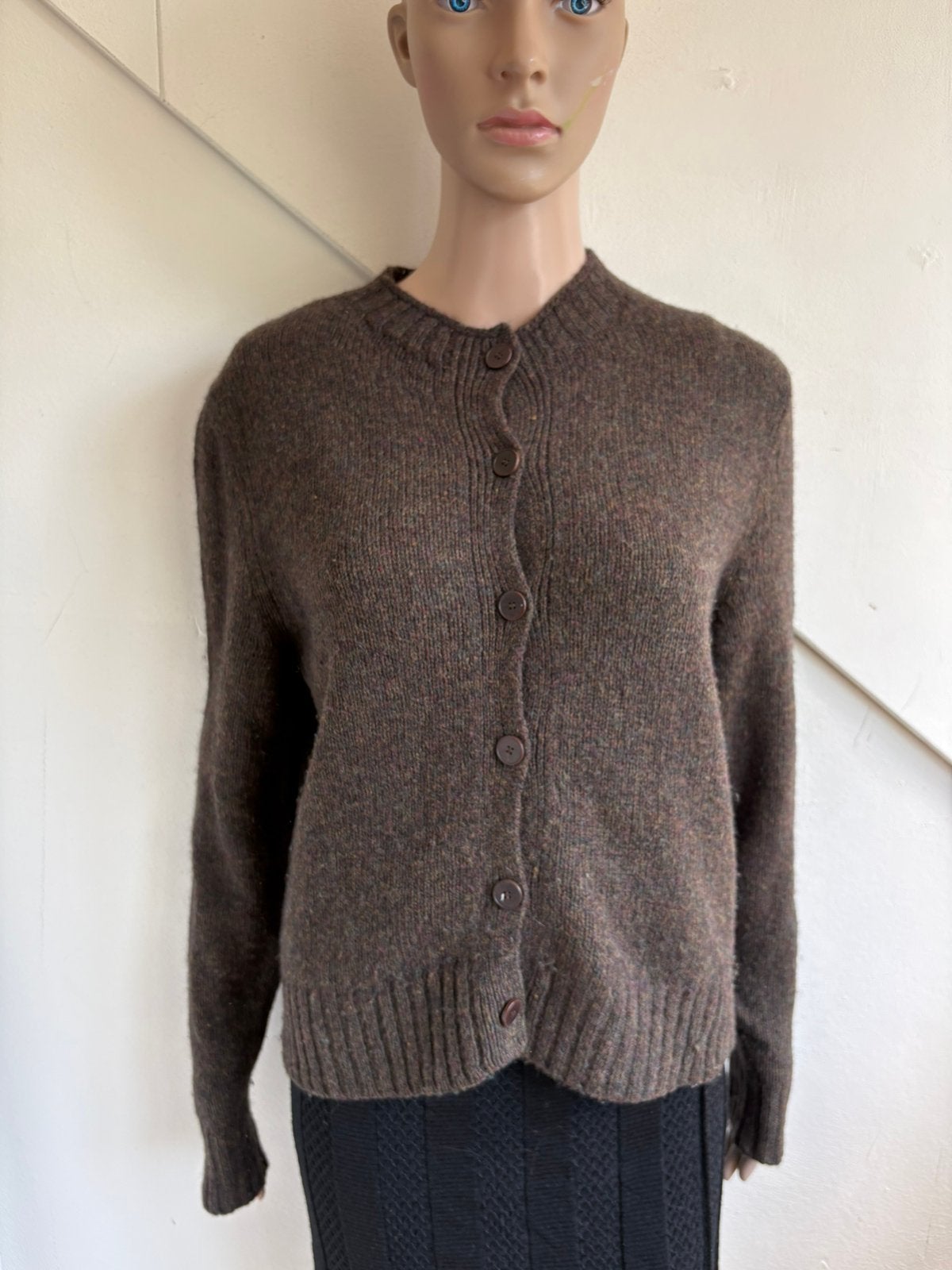 TOAST vest maat M bruin multicolor gemeleerd wol, Ophalen of Verzenden, Zo goed als nieuw, Maat 38/40 (M), Bruin
