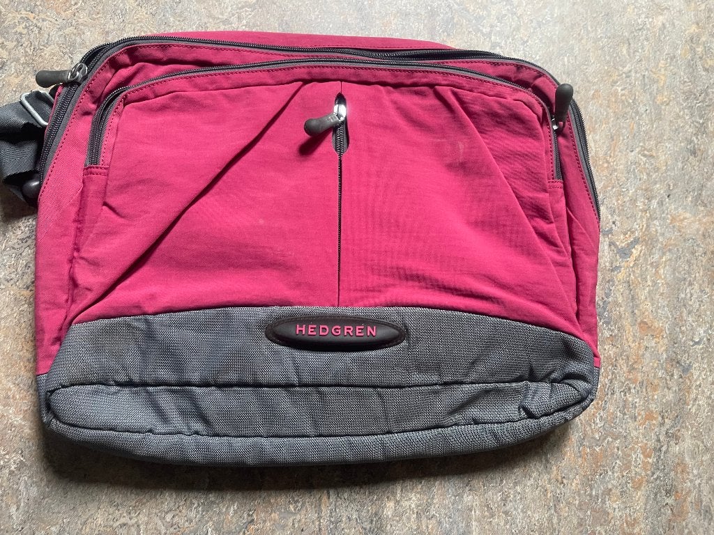Fucsia middengrijs Dames Laptoptas, Computers en Software, Laptoptassen, Nieuw, Schouderband, Roze, Ophalen of Verzenden