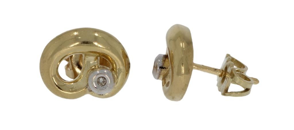 Diamanten fraai set 14k gouden oorbellen dames stekers, Sieraden, Tassen en Uiterlijk, Oorbellen, Voordeelsieraden, Verzenden