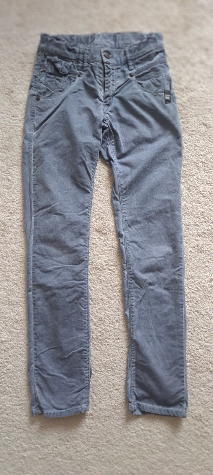 Baker Bridge broek blauw, zgan  maat 152, Broek, Ophalen of Verzenden, Zo goed als nieuw, Baker Bridge