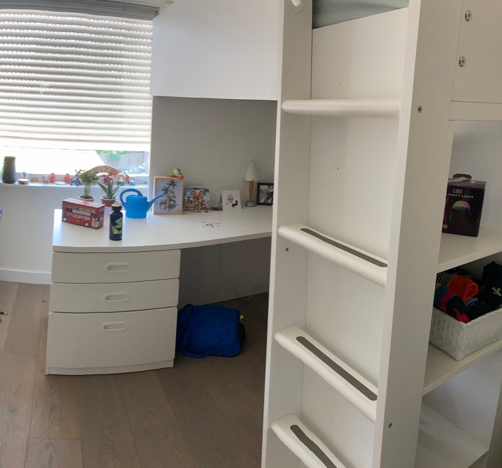 Hoogslaper Ikea Smastad zwart wit, Ophalen, Gebruikt, Hoogslaper