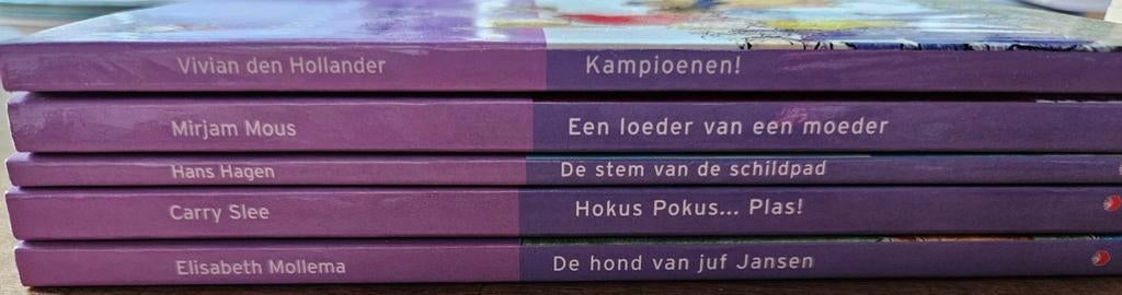 Diverse kinderboeken. Boekentoppers PAARS, Ophalen of Verzenden, Gelezen, Fictie algemeen