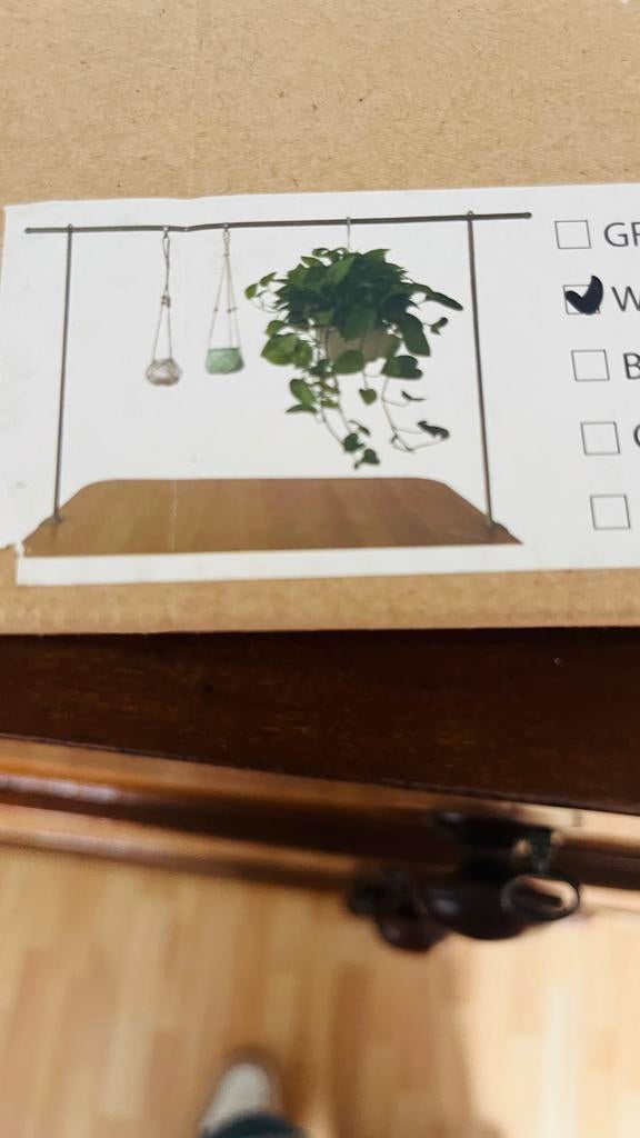 Tafel rek wit, uitrekbaar, om decoratie aan te hangen, Ophalen of Verzenden