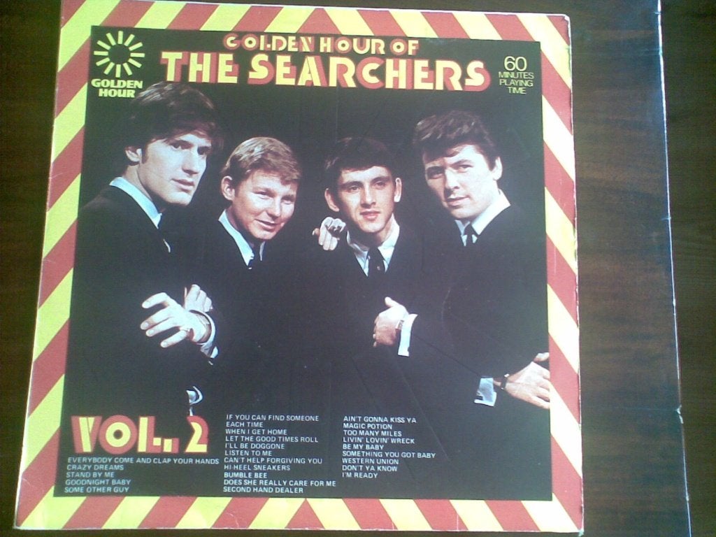 Lp - Golden hour of The Searchers Volume 2, Ophalen of Verzenden, Zo goed als nieuw, Pop, LP