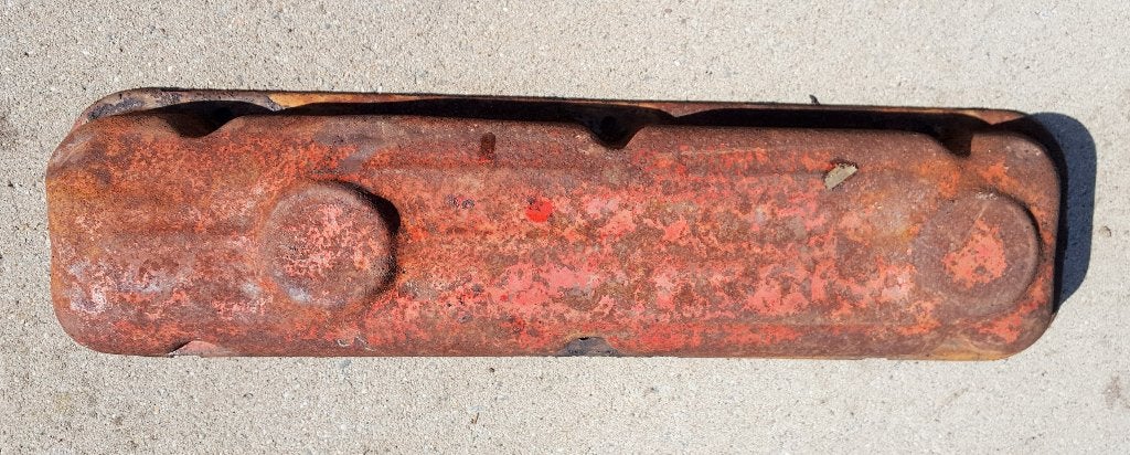 Buick 350 V8 kleppendeksel gecoat, Ophalen