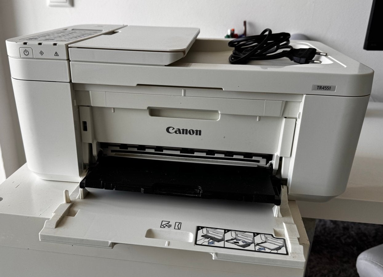 Canon Pixma TR4551 All-in-One Printer Wit, Faxen, Inkjetprinter, All-in-one, Ophalen of Verzenden