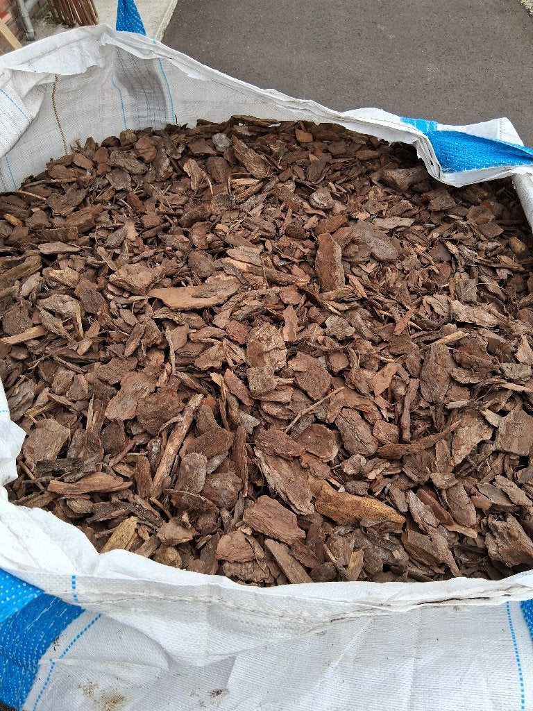 Franse boomschors big bags 1 kuub, Ophalen, Overige materialen, Bruin, Overige typen