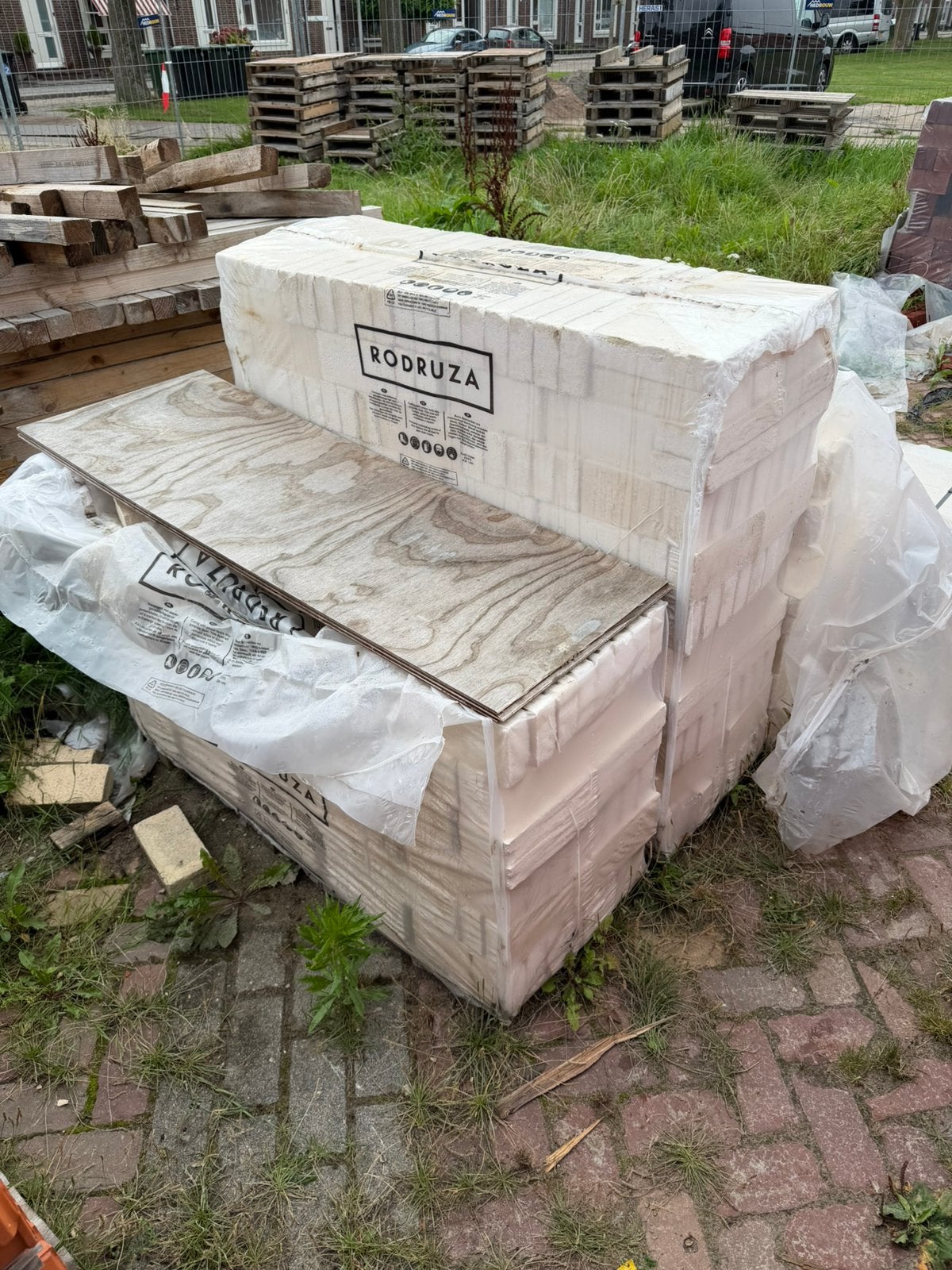 Metselstenen wit rodruza, Ophalen, Zo goed als nieuw, Bakstenen