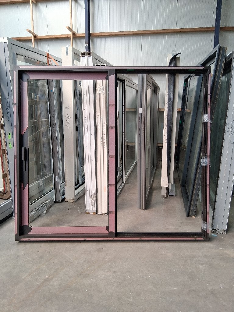 Nieuw aluminium schuifpui bezorgen factuur mogelijk, 225 cm of meer, Aluminium, Ophalen of Verzenden, Zo goed als nieuw